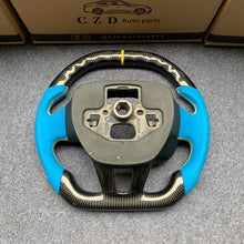 Load image into Gallery viewer, CZD auto parts For Ford Focus MK3 RS/ST /EcoSport/Escape/Kuga/C-MAX 2015-2020 Carbon Fiber Steering Wheel With flat top and flat bottom