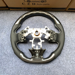 CZD Auto parts for Infiniti Q50/QX50 2014-2017 carbon fiber steering wheel with gloss black carbon fiber