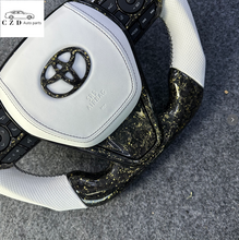 Load image into Gallery viewer, CZD auto parts for Toyota Avalon 2019-2022 carbon fiber steering wheel  with  golden flakes carbon