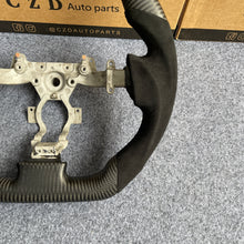 Load image into Gallery viewer, CZD autoparts for Nissan GTR R35 2009-2016 steering wheel with alcantara leather side