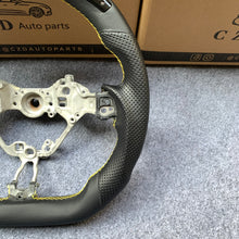 Load image into Gallery viewer, czd auto parts carbon fiber steering wheel for Toyota FRS with yellow stitch