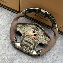 Load image into Gallery viewer, CZD Autoparts For TOYOTA SUPRA A90 A91 MK5 2020-2021carbon fiber steering wheel with Japanese LED