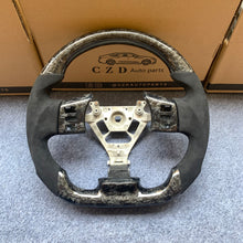 Load image into Gallery viewer, CZD auto parts for Z33 carbon fiber steering wheel with forged carbon fiber &amp; alcantara leather side