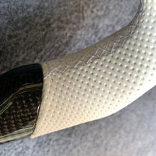 Load image into Gallery viewer, CZD auto parts carbon fiber steering wheel for Lexus IS250 /300 /350 2006-2013 with white perforated leather