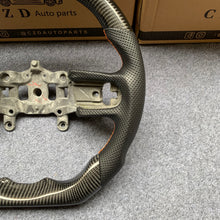 Load image into Gallery viewer, CZD auto parts JEEP WRANGLER JL GLADIATOR 2018+ carbon fiber steering wheel with flat top