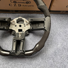 Load image into Gallery viewer, CZD autoparts for  Ford Mustang 2009-2014  carbon fiber steering wheel with alcantara leather side
