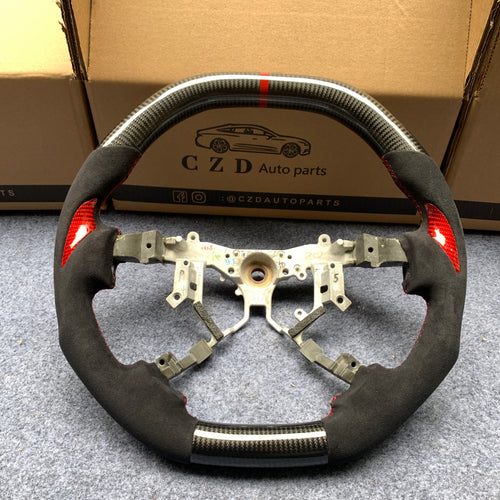 czd auto parts carbon fiber steering wheel for Tundra 2007-2013 with thumb grips