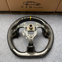 Load image into Gallery viewer, CZD auto parts for Honda S2000 2000-2009 carbon fiber steering wheel with golden stripe