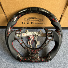 Load image into Gallery viewer, CZD auto parts for Nissan GTR R35 2009-2016 steering wheel with red flakes carbon &amp;LED top