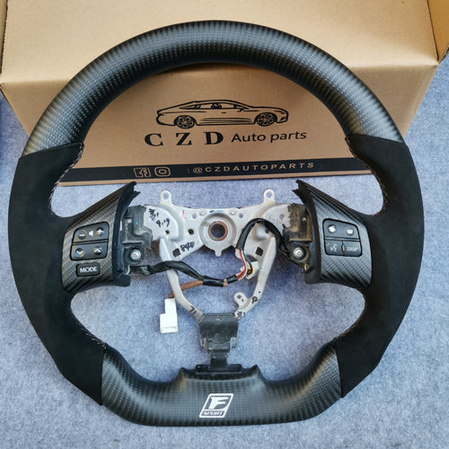 CZD auto parts carbon fiber steering wheel for Lexus IS250 /300 /350 2006-2013 with matte carbon fiber