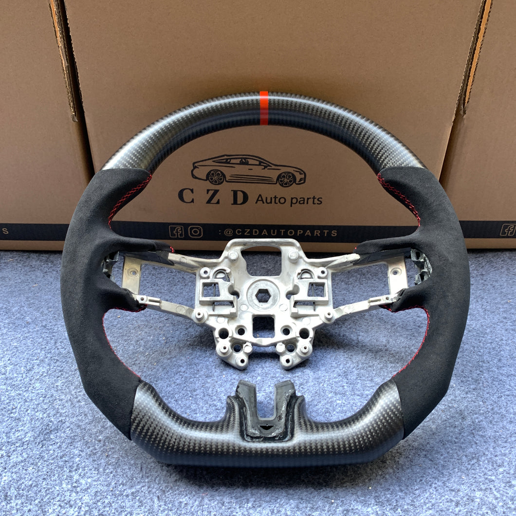 czd auto parts carbon fiber steering wheel for Ford SHELBY GT350 2015-2017