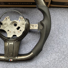 Load image into Gallery viewer, CZD Autoparts For BMW M2 F87 M3 F80 M4 F82 carbon fiber steering wheel gloss carbon fiber trim