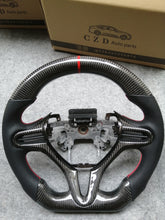 Load image into Gallery viewer, czd auto parts carbon fiber steering wheel for Honda Jazz 2008-2014