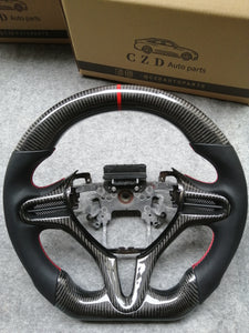 czd auto parts carbon fiber steering wheel for Honda Jazz 2008-2014