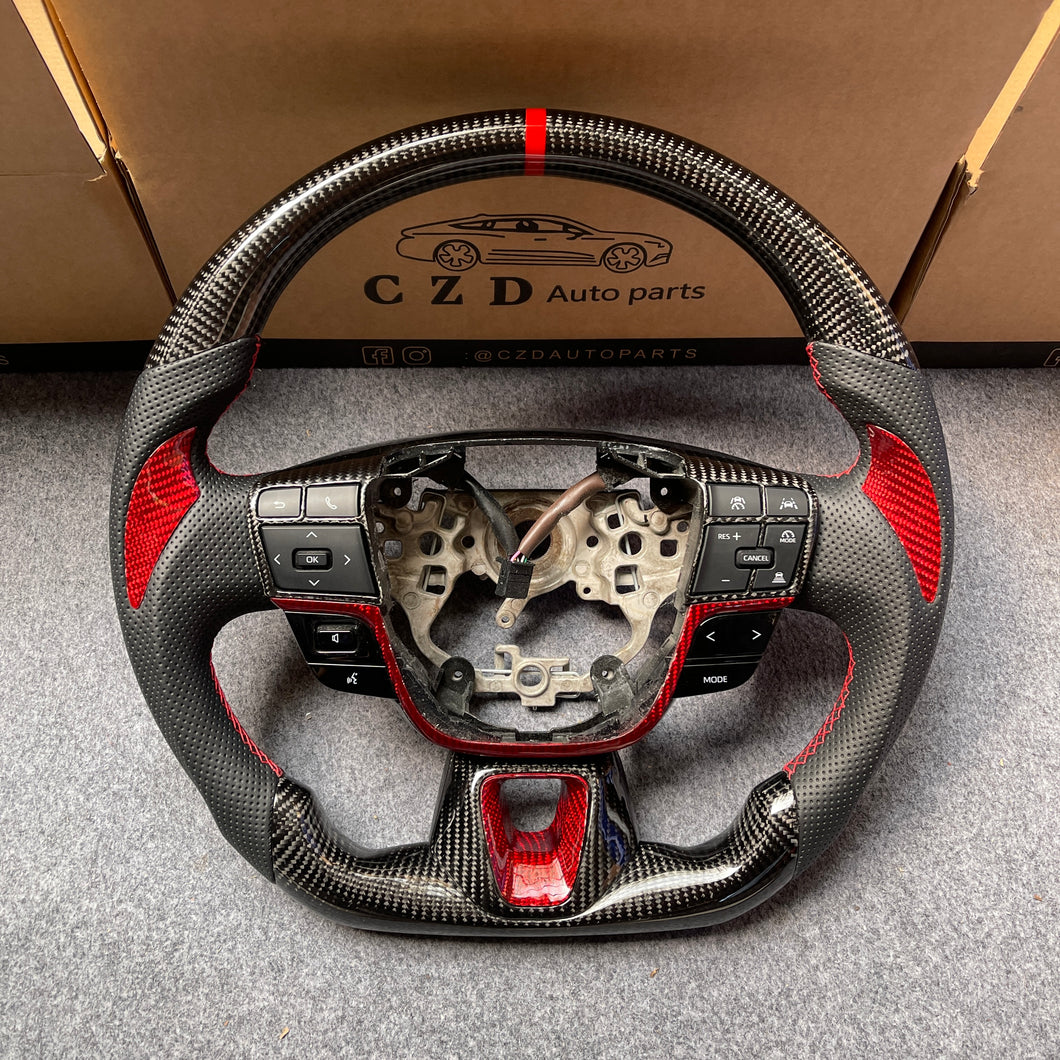 CZD auto parts carbon fiber steering wheel for Toyota Camry 2025+