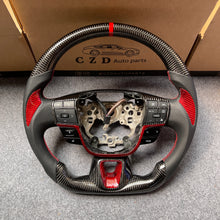 Load image into Gallery viewer, CZD Auto Parts carbon fiber steering wheel for Toyota Camry 2025 with black perforated leather
