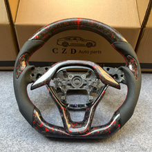 Load image into Gallery viewer, CZD auto parts for Honda 10th gen Accord EXL EX LX 2018-2022 carbon fiber steering wheel with red forged carbon