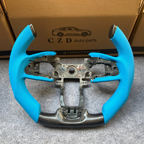 czd auto parts carbon fiber steering wheel for Honda MK10 2016-2021 with yoke shape
