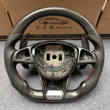 Load image into Gallery viewer, CZD auto parts for Mercedes Benz W205 AMG C43 GLA 45 C218 W213 X253 C253 W166 W222 R172 R231 carbon fiber steering wheel with paddle shifter
