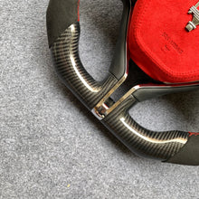 Load image into Gallery viewer, CZD auto parts carbon fiber steering wheel for Maserati Ghibli M157 2014-2019 with red airbag cover