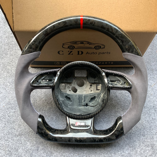CZD auto parts carbon fiber steering wheel for Audi S6 (C7)