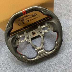 CZD Autoparts For Honda 9th gen Civic/SI 2012-2015 carbon fiber steering wheel gloss carbon fiber top&bottom