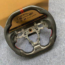 Load image into Gallery viewer, CZD Autoparts For Honda FK2 carbon fiber steering wheel red double stripe