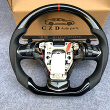 Load image into Gallery viewer, CZD autoparts for  Chevrolet Corvette C6 Z06 C6 2005-2013 carbon fiber steering wheel with  piano black