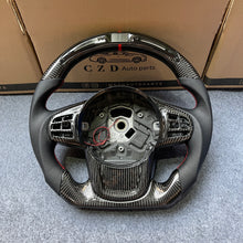 Load image into Gallery viewer, CZD auto parts for TOYOTA SUPRA A90 A91 MK5 2020-2021 carbon fiber steering wheel with LED top