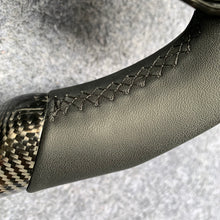 Load image into Gallery viewer, CZD Autoparts for Toyota 8th gen Camry se xse le xle 2018-2022 carbon fiber steering wheel black smooth leather sides