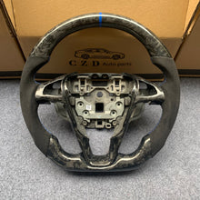 Load image into Gallery viewer, CZD auto parts for Ford Mondeo MK5/ Edge SE ST AWD/ Fusion/ Galaxy/ S-Max 2013-2020 carbon fiber steering wheel with gloss forged carbon fiber