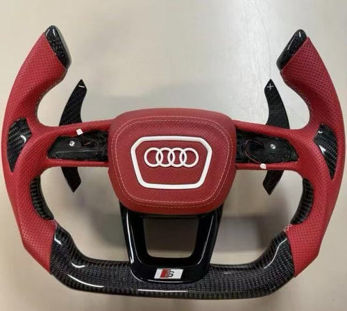 czd auto parts audi s5 2013 carbon fiber steering wheel for deposit