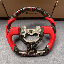 Load image into Gallery viewer, CZD auto parts for Subaru BRZ 2016-2020 carbon fiber steering wheel with forged red flakes carbon