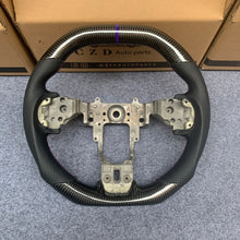 Load image into Gallery viewer, CZD auto parts carbon fiber steering wheel for Mitsubishi Lancer Evolution Evo 10 with purple stitching