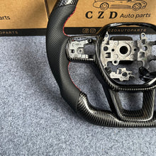 Load image into Gallery viewer, CZD auto parts for Honda 11th gen Civic XI 2021-2022 carbon fiber steering wheel with red stripe line