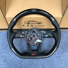 Load image into Gallery viewer, CZD auto parts for Audi  A5 (F5) carbon fiber steering wheel with led