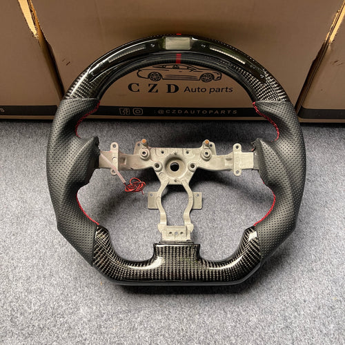 CZD autoparts for Nissan GTR R35 2009-2016 steering wheel with led