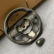 Load image into Gallery viewer, CZD For 8th Gen 2018/2019/2020/2021 Toyota Camry/SE/XSE/TRD carbon fiber steering wheel with black stitching