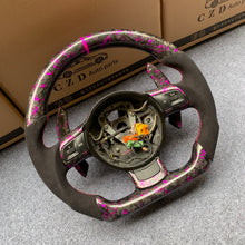 Load image into Gallery viewer, CZD auto parts for Audi TT RS (8J) 2009-2014 carbon fiber steering wheel with purple flakes forged carbon