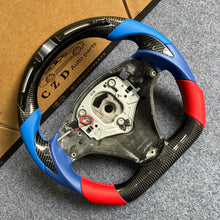 Load image into Gallery viewer, czd auto parts carbon fiber steering wheel for BMW E90 with thumb grips