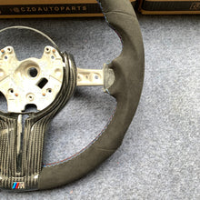 Load image into Gallery viewer, CZD Autoparts For BMW X5 M F85 X6 M F86 carbon fiber steering wheel Japanese LED