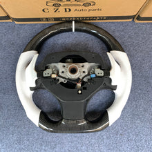 Load image into Gallery viewer, CZD auto parts for Lexus IS250 /300 /350 2006-2013 carbon fiber steering wheel with white perforated leather side