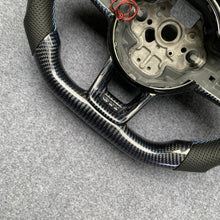 Load image into Gallery viewer, CZD auto parts for Volkswagen Golf 7 GTI Golf R MK7 VW Polo GTI Scirocco 2015 2016 carbon fiber steering wheel with blue wire carbon fiber