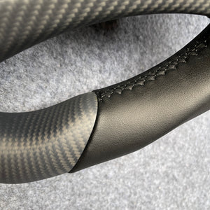 czd auto parts carbon fiber steering wheel for BMW E92 with black leather