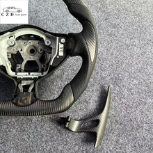 Load image into Gallery viewer, CZD auto parts for Nissan Juke 2011-2017 carbon fiber steering wheel with paddle shifter