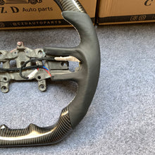 Load image into Gallery viewer, CZD auto parts JEEP WRANGLER JL GLADIATOR 2018+ carbon fiber steering wheel with perforated leather side