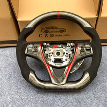Load image into Gallery viewer, CZD autoparts for Acura 2015+ TLX carbon fiber steering wheel with  alcantara leather side
