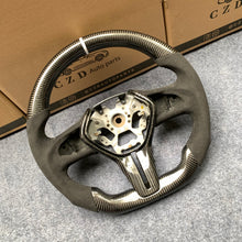 Load image into Gallery viewer, CZD autoparts for Infiniti  Q60 2016-2018 carbon fiber steering wheel with gloss black carbon fiber