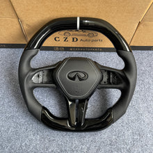 Load image into Gallery viewer, czd auto parts carbon fiber steering wheel for Infiniti Q60 2016-2018