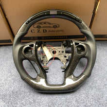 Load image into Gallery viewer, CZD auto parts for Honda Accord Crosstour 2013-2015 carbon fiber steering wheel with  honeycomb carbon &amp; led